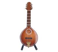 Mini Mandolin Instrument Space Saving Elegant Handmade 8 Strings Mandolin Model for Gifts Home Decoration