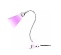 Mini Manicure UV Glue Curing Lamp with Book Clip Control Switch - 3W Multi-Purpose USB Lamp for Nail Curing, Mobile Phone Maintenance & More