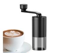 Mini Manual Coffee Grinder - Portable Ceramic Core | Manual Coffee Grinder with Adjustable Continuous Grinding Grade, Hand Crank, Espresso, Americano, Cappuccino | Travel Camping