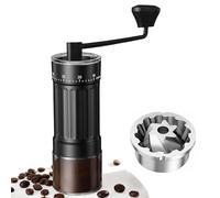 Mini Manual Coffee Grinder with CNC Stainless Steel Conical Burr & 40 Adjustable Settings, Portable Hand Coffee Bean Mill with 30g Capacity & Crank, Great for Travel, Camping, Espresso, Pour Over, etc