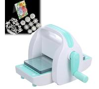 Mini Manual Die Cutting Embossing Machine, Portable Craft Tool for Scrapbooking, Card Making, DIY Arts, and Paper Crafting