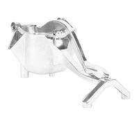 Mini Manual Fruit Juicer, Aluminum Alloy Lemon Press Squeezer with V - Shaped Juice Spout and Ergonomic Handle for Kitchen, Bar, Camping, and Home Use (Silver)