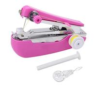 Mini Manual Sewing Machine Portable Light Weight Handheld Purple Pocket Sewing Machine for Home Travel Use
