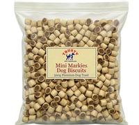 Mini Markies Dog Biscuits 500g | Crunchy Dog Biscuit with Meaty Centre | Training Treats for Dogs | Dog Treats for Small Dogs, Medium & Seniors | Small Dog Biscuits | by Trusty Pet Supplies