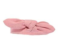 Mini Mart Online Limited Baby 'Knotty' Bow White Rose Pink Headband 0-6 Months
