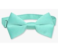 Mini Mart Online Limited Boys Kids Plain Basic Back Mint Dickie Bow Tie