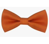 Mini Mart Online Limited Boys Kids Plain Basic Back Orange Dickie Bow Tie