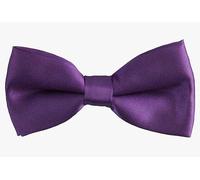 Mini Mart Online Limited Boys Kids Plain Basic Back Plum Dickie Bow Tie
