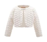 Mini Mart Online Limited Girls Childrens Bolero Cardigan Cardi 9-10 Years Ivory