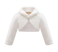 Mini Mart Online Limited Girls Childrens Bolero Cardigan Cardi Ivory 7-8 Yeears