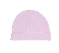 Mini Mart Online Limited Infant Boys Girls Pack of 2 Plain Hat 100% Cotton Nb 0-3 Months Pink