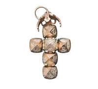 Mini Masonic Transforming Sphere Pendant, Transformative Design - From Sphere to Cross, Vintage Freemasonry Jewelry, Gifts for Best Friend (1PCS)