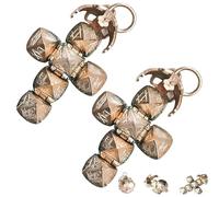 Mini Masonic Transforming Sphere Pendant,Vintage Mini Masonic Ball Necklace,Transformative Design-From Sphere to Cross,Folding Orb Pendant,A Wearable Symbol of Fraternal Legacy (A-2PC)