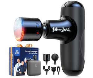 Mini Massage Gun with Heat and Cold Therapy, Bob and Brad Q2 Pro Pocket-Sized Deep Tissue Muscle Massage Gun with Carry Case, Ultra Quiet Portable Percussion Massager for Pain Relief Recovery
