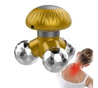 Mini Massager - Handheld Electric Vibration | Body Massager, Deep Tissue Percussion, Mushroom Shaped Vibrator Roller Back Handheld for Neck Shoulder Back Hand Foot Women Men Adult