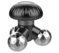 Mini Massager Portable Handheld Electric Vibration deep Tissue Impact Body Massager, Suitable for The Back, Neck, Hands, Shoulders, Powered by 3AAA Battery or USB Cable (Black)