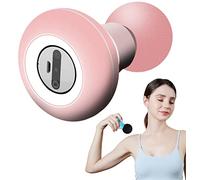 Mini Massager, Portable Pocket Deep Tissue Massage Tool Handheld Electric Muscle Massager with 6 Speed Vibration Mode, USB Charging Body Massagers for Back Neck Shoulder Leg Muscle Pain Relief (Pink)