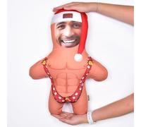 MINI ME! Christmas Mankini Doll | Personalised Teddy | Novelty Gift of the Year Finalist | Approx 33cm x 46cm The Original Doll | Made in GB (Style A)