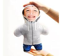 MINI ME! Grey Hoodie Doll | Personalised Teddy | Novelty Gift of the Year Finalist | Approx 33cm x 46cm The Original Doll | Made in GB