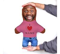 MINI ME! I heart Top Doll | Personalised Teddy | Novelty Gift of the Year Finalist | Approx 33cm x 46cm The Original Doll | Made in GB (Pink - Tone 2)