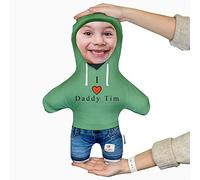 MINI ME! I Love Keyring Hoodie Doll | Personalised Teddy | Novelty Gift of the Year Finalist | Approx 33cm x 46cm The Original Doll | Made in GB (Green)