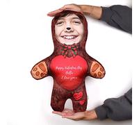 MINI ME! Love Bear - Add Your Text Doll | Personalised Teddy | Novelty Gift of the Year Finalist | Approx 33cm x 46cm The Original Doll | Made in GB
