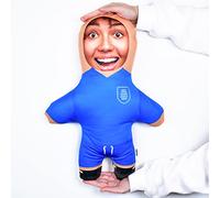 MINI ME! Personalised Create Your Football Kit Face Doll | Novelty Teddy Customise With Photo | 33cm x 46cm The Original Doll | Made in GB (Blue)