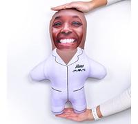 MINI ME! Personalised Face Doll | Funny PJ’s Cushion Teddy Gift for Mum | Gift for Her - All Ages | 33cm x 46cm The Original British Made Gifts Doll | Add Face Choose Hair (T2)