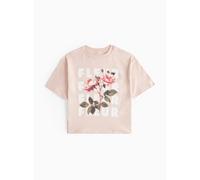 Mini Me Pink Fleur Graphic T-Shirt 5 years