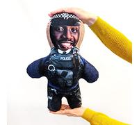 MINI ME! Police Officer Original Personalised Real PC Uniform Custom Plush Face Cushion | 33cm x 46cm British Made Gifts Teddy | Add Photo - Gift for Him, Her, (T2)