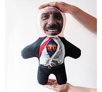 MINI ME! Super Dad Personalised Superhero Face Doll | Funny Cushion Face Teddy | Gift For Dad - Customise with His Photo | 33cm x 46cm The Original British Made Gifts Doll (T1)