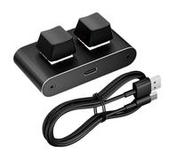 Mini Mechanical Macro Pad USB C 2 Keys GamingKeyboard Handed Shortcut Keypad | Custom Function Control For PhotoshopDrawing Media OsuGame Streamer Student Office Productivity Efficiency Kit