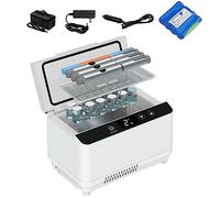 Mini Medicine Refrigerator and High Capacity Insulin Cooler for Car, Small Fridge Case Portable Insulin Refrigerators Travel, Outdoor Home (Size : Lithium Battery x1)