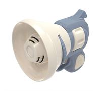 Mini Megaphone Bullhorn Keychain,Portable Music Recording Amplifier,3-in-1 Fun Projection Small Speaker with HD Projection & Immersive Sound,Gag Gift for Adults,Parties, Sports, and Outdoor Events