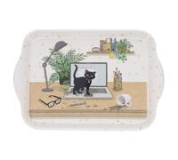 Mini Melamine Tray Kitten Telecommuting
