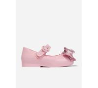 Mini Melissa Girls Mini Sweet Love Bow Jelly Ballerinas in Pink - Pink - EU 21 UK 4.5