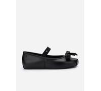 Mini Melissa Girls Sophie Crush Ballerinas in Black - Black - EU 32 UK 13