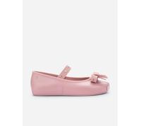 Mini Melissa Girls Sophie Crush Ballerinas in Pink - Pink - EU 33 UK 1