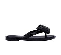 Mini Melissa Women's Flip Flop Slim V in Black | Size: 6 Mini Melissa Black 6