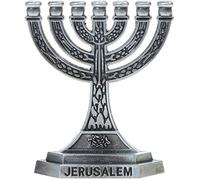 Mini Menorah Candle Holder Ornaments for Shabbat Tabernacle Jewish Candle Holder Home Decor Table Centerpiece Display