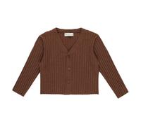 Mini Mesh Ribbed Vest Brown 4/5 years