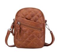 Mini Messenger Crossbody Bag with Pouch,PU Phone Bags for Women,Style A | Washed leather,polyester cotton lining,wear-resistant,scratch-resistant,easy to clean; large main compartment