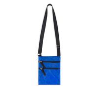 Mini Messenger Shoulder Bag Travel Work Basic Plain Small Item Bag Crossbody Passport Pouch Festival Secure Zip Pockets School College Adjustable Shoulder Straps Navy Blue 14cm (W) x 18cm (L)