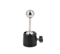 Mini Metal Double Ball Head with Short Rod 1/4 Inch Thread Compact Articulated Arm for Camera and Light