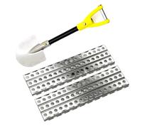 Mini Metal Escape Plate & Shovel, 1/10 RC Track Retrieval Plate for TRX4 Defender Axial SCX10 D90 CC01 Redcat MST Upgrade Trim Accessories (Yellow)