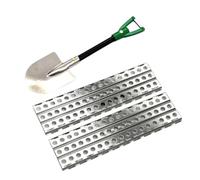 Mini Metal Escape Plate & Shovel, 1/10 RC Track Retrieval Plate for TRX4 Defender Axial SCX10 D90 CC01 Redcat MST Upgrade Trim Accessories (Green)