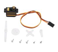 Mini Metal Gear Analog Servo, 12g/10 Seconds Lightweight High-Torque 1.8kg High-Speed 0.10sec/60o for RC Helicopters, Robots, Fixed-Wing Aircraft, DIY RC Car Models, Durable and Precise Control