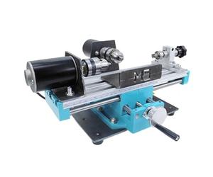 Mini Metal Lathe 400W, DIY Electric Lathe with 7 Speed Adjustable, 7000 RPM, High Precision Milling Machine for Soft Metals and Wood Processing