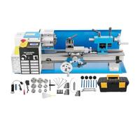 Mini Metal Lathe Benchtop Metal Lathe 550W Variable Speed 2250 Metal with 3 Jaw Chuck