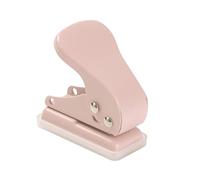 Mini Metal Single Hole Puncher 1-Hole Paper Punch 10 Sheet Capacity 6mm Holes Reduced Effort with Scraps Collector for Scrapbooks Paper Chipboard Art Project Crafts Documents